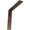 Ekena Millwork Hamilton Steel Bracket, Hammered Dark Bronze 2"W x 10"D x 10"H BKTM02X10X10HAHDB - alternate 1